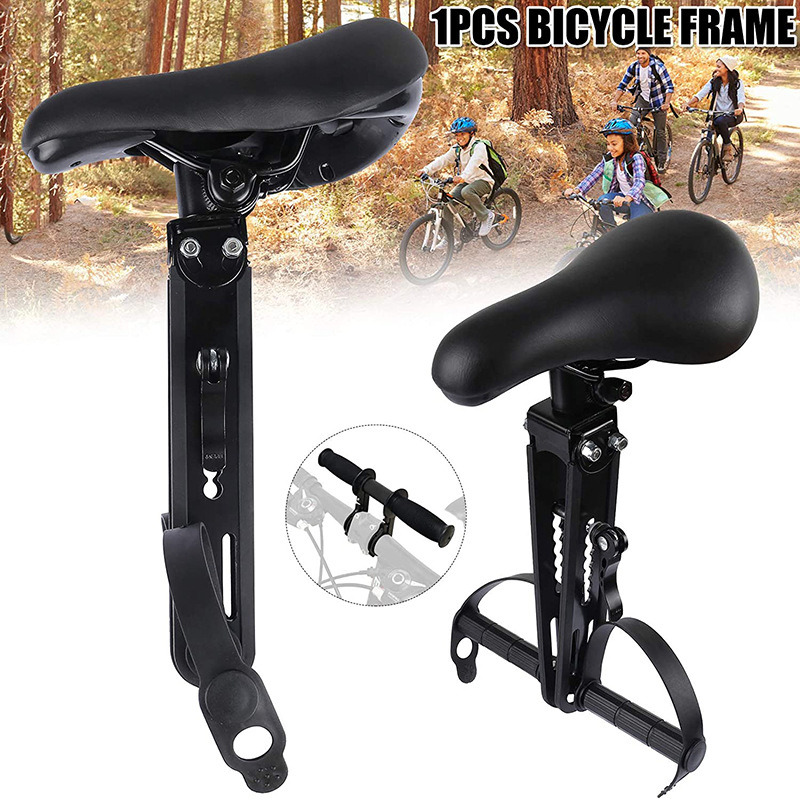 Bike Front Saddle Parent-Child Rack Seat Cushions Mountain Bike Kids Bicycle Seat