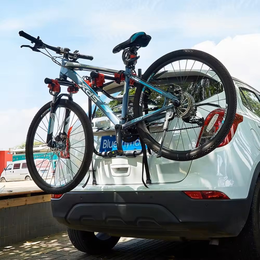 3-Bike Trunk Mount Racks Cycling Bicycle Stand Quick Installation Rack Storage Carrier Car Racks