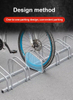 Wholesale Custom 5 Bikes Outdoor Floor Steel Front Storage Bicyc Bike Rack