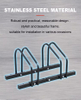 Wholesale Custom 5 Bikes Outdoor Floor Steel Front Storage Bicyc Bike Rack